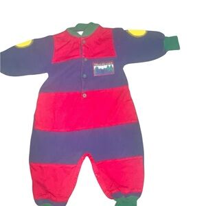 Vtg McDonald’s Unisex color-block Kids Bodysuit 12 Months